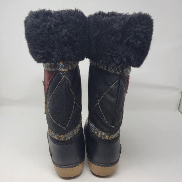 Baffin | Fleeced Lined Winter Snowboots Patterend Black - Picture 5 of 10